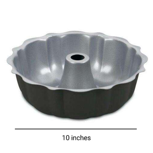 Miễn phí của PFOA,PFOS và BPA Carbon thép không dính Khay nướng bánh rãnh Bánh Pan 10inch rãnh Ống Bánh Pan Bánh Pan cho nướng - Product Image 2