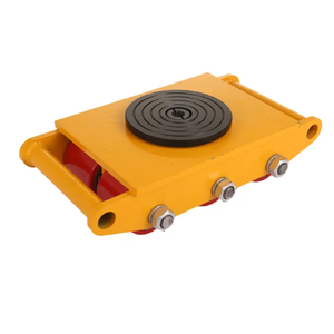 Chariot de manutention pivotant robuste avec roues en acier et roues en PU pour charges lourdes - Product Image 6