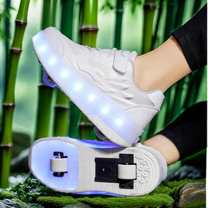 <span class=keywords><strong>2025</strong></span> Nieuwe Tweewielige Led-Lichtgevende Rolschaatsen Schoenen Voor Kinderen Kleurrijke Outdoor <span class=keywords><strong>Trendy</strong></span> Sportschoenen - Product Image 3