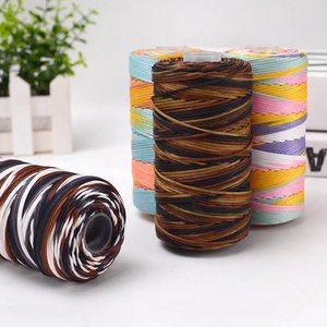 Mercerized 100g 1.5mm băng sợi gai dầu sợi siêu mềm ưa thích sợi chồn cho tay đan dệt đan thêu nhuộm - Product Image 3