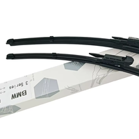 DeerXuan S015 Essuie-glace universel durable en caoutchouc naturel pour pare-brise de voiture pour Audi BMW Buick Ford
