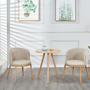 Ensemble de table à manger en bois massif classique JP pas cher, 2 à 4 places, table à manger et chaises pour <span class=keywords><strong>la</strong></span> cafétéria, <span class=keywords><strong>la</strong></span> réception - Product Image 4