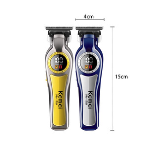 Cortadora de Pelo Eléctrica Profesional Kemei Km-1784 con Pantalla Digital, Motor sin Escobillas Recargable, Longitud de Corte de 15 cm - Product Image 1
