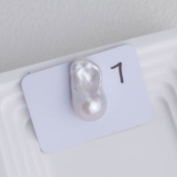 Perles baroques d'eau douce de qualité AAAA, 14 mm, blanches, naturelles, pour la fabrication de bijoux