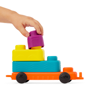 Mattoncini Morbidi per Bambini, Blocchi da Costruzione Morbidi, Giocattolo Educativo Montessori, Giochi di Impilamento <span class=keywords><strong>Infantino</strong></span> Super Morbidi, Primi Blocchi da Costruzione - Product Image 4