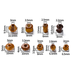 Maple Wood Beads Small Diy Jewelry Accessories For <b>Bracelet</b> Necklace Making Craft Supplies - Product Image 2
