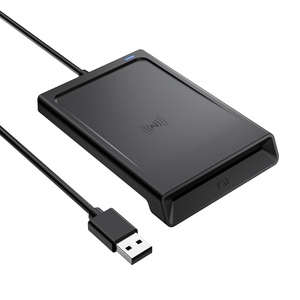 เครื่องอ่านบัตร IC แบบ 2 in <span class=keywords><strong>1</strong></span> USB และ USB Type C รองรับ NFC แบบสองอินเทอร์เฟซ ทั้งแบบสัมผัสและแบบไร้สัมผัส รองรับมาตรฐาน ISO7816 ISO14443 PC SC CCID - Product Image 2