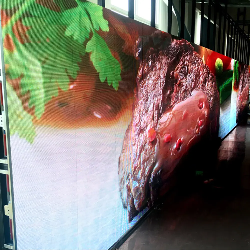 人間の看板広告 Led ディスプレイ P6mm 屋内レンタルビデオディスプレイ壁看板