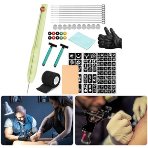 ชุดอุปกรณ์สักลายด้วยมือแบบมืออาชีพ พร้อมเข็มและอุปกรณ์เสริมครบชุด - Product Image 2