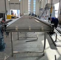 Edelstahl-Kettenförderband Lebensmittelechtes Metallgitter-Förderband für Back-, Trocknungs-, Kühl- und Frittierlinien