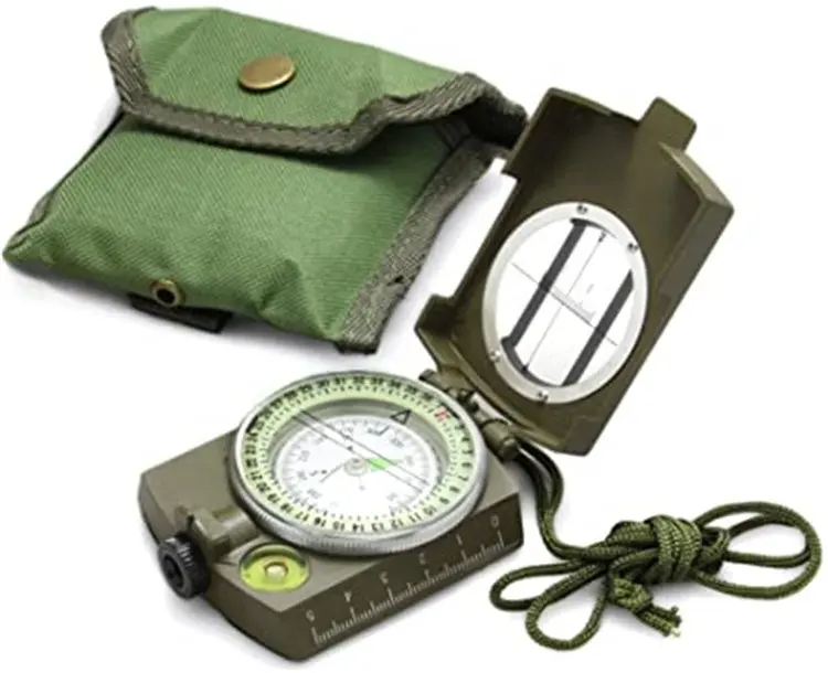 Betoyy Wholesale Survival Camping Prismatic Compass Multifunctional Compass Brunton Compass