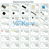 Kit Électronique pour Unor3 Pack de Composants Kit de Démarrage de Projet DIY Kit Électronique avec Platine d'Essai 830 Points Boîte de Kit DIY