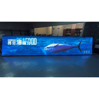 Boîte à lumière LED RVB à flux lumineux, enseigne rétroéclairée en tissu extensible, affichage publicitaire personnalisé pour café et boutique en extérieur