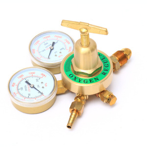 Manomètre d'oxygène, manomètre d'acétylène, manomètre d'argon, réducteur de pression de propane, soudage et découpe - Product Image 1