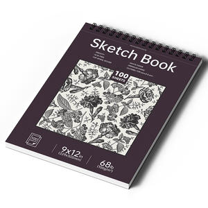 SKETCH PAD Gedrucktes Skizzenbuch 100 Blatt Spiral bindungs stift für den grenz überschreiten den Studio vertrieb Großhandel Kunst skizze - Product Image 3