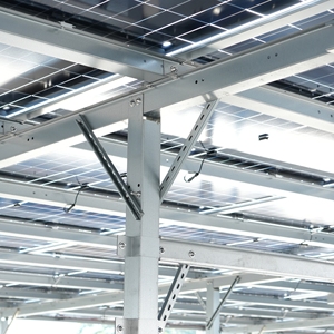 Système de montage solaire BIPV en <span class=keywords><strong>zinc</strong></span>, aluminium et magnésium, assemblage modulaire sans soudure, anti-typhon 16, photovoltaïque intégré au bâtiment - Product Image 3