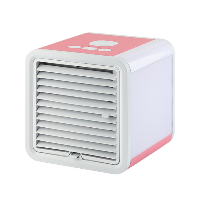Mini Air Cooler Portable Fan with USB Rechargeable Personal Water Conditioner Desktop for Small Room Cooling Desk Evaporative