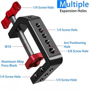 Máy ảnh ảnh Studio nhiếp ảnh thiết bị nhôm Heavy Duty bàn <span class=keywords><strong>C</strong></span> kẹp núi với 1/4 "và 3/8" ren lỗ - Product Image 2