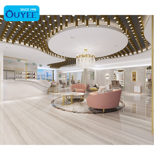 Muebles de Diseño para Centro de Belleza de Lujo, Espejos para Salón de Belleza, Estación de Maquillaje, Barra de Uñas con Luces LED - Product Image 3