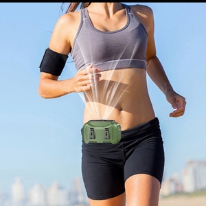 16000mAh Power Bank Brushless Motor Low Noise with LED SOS <b>Light</b> Five Wind Speed Battery Source Outdoor Portable Waist Fan - Product Image 5