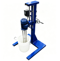 Mélangeur émulsifiant cosmétique automatique à cisaillement élevé en acier inoxydable 304, homogénéisateur, capacité 50L 100L, avec boîte de vitesses, état neuf