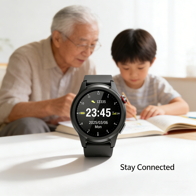 1.32 Inch 466*466 AMOLED L28 4G Smart Watch GPS Global Roam 130+ Countries Health Tracker