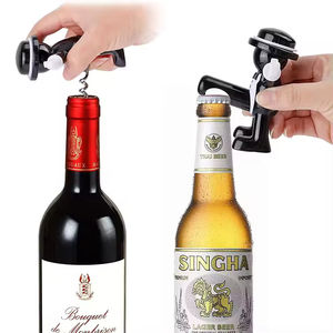En Existencia, Tapón de Vino de Plástico Divertido con Forma de Hombre Rojo, Novedad para Bares, Tapón para Botellas, Sacacorchos, Abridor de Botellas de Cerveza - Product Image 6