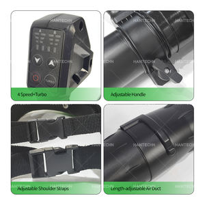 Hantechn High Speed Back Pack Leaf Sopladores inalámbricos para el hogar Motor Venta al por mayor Sopladores de aire Ventiladores 20V + 20V Mochila Soplador de aire - Product Image 6