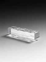 Trophée en cristal personnalisé, créatif, haut de gamme, gravé avec logo sur mesure, médaille d'autorisation, pour employé exceptionnel, réunion annuelle, en verre