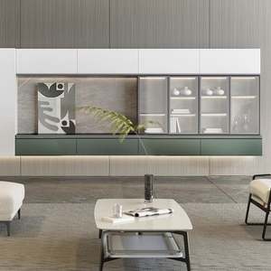 Ensemble de meubles de chambre à coucher en bois de luxe, taille king, réglable, avec design moderne, armoire et cadre de lit assortis, armoire personnalisable - Product Image 2