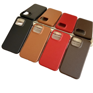 Étui <span class=keywords><strong>de</strong></span> <span class=keywords><strong>téléphone</strong></span> en cuir synthétique <span class=keywords><strong>de</strong></span> qualité supérieure pour iPhone 16 Pro Max, <span class=keywords><strong>personnalisable</strong></span>, entièrement protecteur, antichoc, toucher peau - Product Image 6