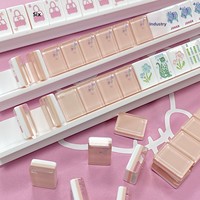 Nouvel ensemble de Mahjong américain de luxe moderne 2026 avec tuiles en acrylique motif papillon rose, emballage en carton 3 couches, pour 4 joueurs, OEM & ODM
