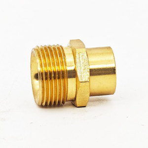 Brass Adapter 14x1.5mm To 22x1.5mm For High Pressure Washer Water Gun <b>Car</b> Cleaning <b>Machine</b> Metal Connector - Product Image 1
