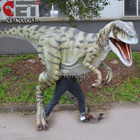 Alışveriş Merkezi Çekici Gerçekçi Dinozor Yürüyen Dinozor Animatronik Robotik Gerçek Boyutta Dinozor Kostümü Yetişkinler İçin