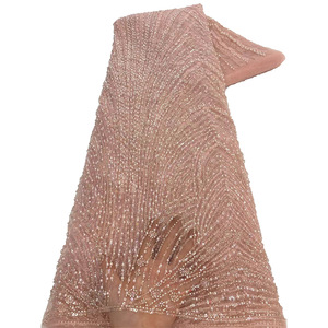 Váy cưới ren - Váy dạ hội cưới dệt bằng vải lưới, đính <span class=keywords><strong>sequin</strong></span>, hạt cườm, thêu - SJF010 - Product Image 1