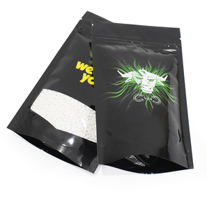 LT tùy chỉnh in thiết kế nắp kéo <span class=keywords><strong>Bopp</strong></span> thực phẩm đứng lên túi bao bì nhôm lá dây kéo mùi bằng chứng 3.5 Mylar túi với logo - Product Image 6