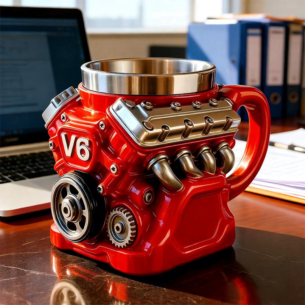 V6 สีแดง