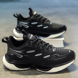 Zapatillas Deportivas para Hombre, Parte Superior de Malla, Entresuela de EVA, Suela de Goma, Transpirables, con Suela Gruesa, para Otoño - Product Image 2