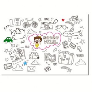 Tapete de Dibujo Cuadrado de Silicona Personalizado, Ecológico, Libre de BPA, Certificado por USSE LFGB, Moderno, para Niños, para Colorear y Pintar - Product Image 3