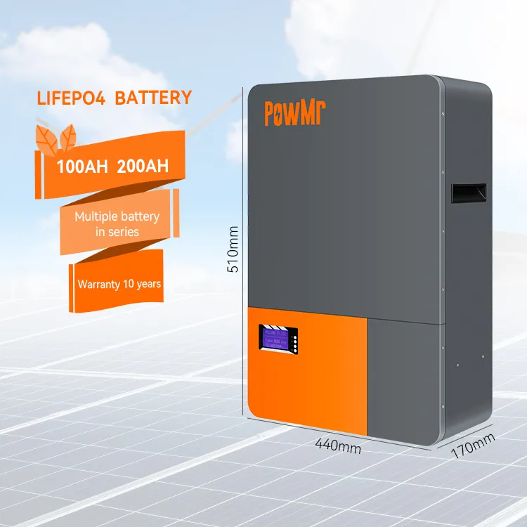 Powmr 100ah 200ah 48V Bms Batterijsysteem 37.5 54.75vdc Spw Sbs Lithium Lifepo4 Lithium Energieopslag Ion Zonne-Batterij