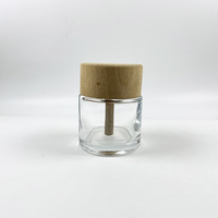 Huile essentielle aromatique 50 ml Bouteille en verre transparente Diffuseur de parfum d'intérieur Bouteilles aromatiques Bouteille de parfum d'aromathérapie