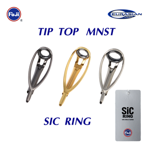 Anillas <span class=keywords><strong>de</strong></span> Guía Originales Fuji Tip Top MNST SIC <span class=keywords><strong>de</strong></span> Acero Inoxidable con Marco Prensado Profundo para Cañas <span class=keywords><strong>de</strong></span> Pescar, Componentes DIY - Product Image 1