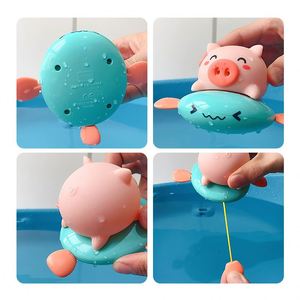 ของเล่นยางน่ารัก เป็นมิตรกับสิ่งแวดล้อม สำหรับสระว่ายน้ำ อ่างอาบน้ำ ของเล่นเด็กแบบไขลาน - Product Image 2