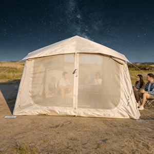 Carpa Inflable Grande <span class=keywords><strong>de</strong></span> 13 m², Villa Glamping, Oxford 420D, <span class=keywords><strong>Casa</strong></span> <span class=keywords><strong>de</strong></span> Campaña Familiar para Exteriores, Venta al Por Mayor - Product Image 3