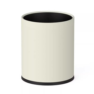 Stylish Cylindrical Trash Can Double Layer Indoor Waste Bin For Kitchen Bedroom Living Room Office Bathroom - Product Image 2