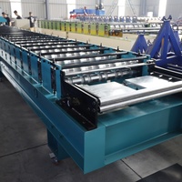 Máquina Perfiladora de 5 Rodillos Trapezoidal de Alta Calidad en Oferta para la Construcción de Techos en Almacenes, Fábricas, Granjas y Talleres
