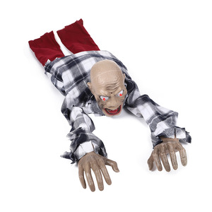 Halloween <strong>Animatronic</strong> Eyeball Crawling Zombie Sound Activated Scary Decor Haunted House Party <strong>Prop</strong> - Product Image 1