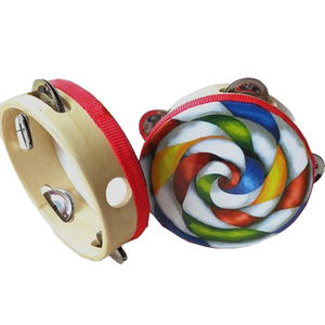 Tambourin éducatif Orff, instrument de percussion en bois <span class=keywords><strong>pour</strong></span> la <span class=keywords><strong>maternelle</strong></span>, vente en gros - Product Image 5