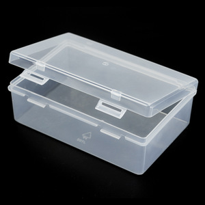 Cotton Swab Storage <b>Box</b> Plastic Transparent With Lid For Makeup And Cleaning Use <b>Small</b> Size 12L Capacity - Product Image 3
