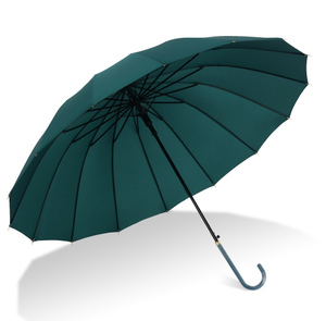 ร่มตรงแบบคลาสสิกหลากสี ผ้าโพลีเอสเตอร์ ขนาด 23x16 นิ้ว ด้ามจับหนัง  รับสั่งทำพิเศษสำหรับเป็นของขวัญทางธุรกิจสำหรับสุภาพสตรี - Product Image 1